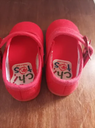 Merceditas Rojas Puchitos Talla 18