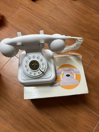 Teléfono Vintage Blanco para Eventos