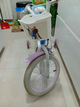 Bicicleta niña Frozen
