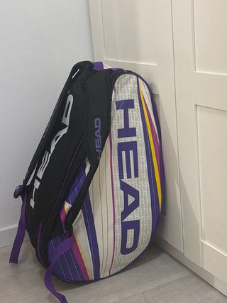 Paletero padel tenis Head Blanco y Morado
