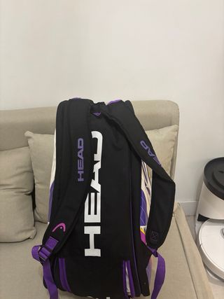 Paletero padel tenis Head Blanco y Morado