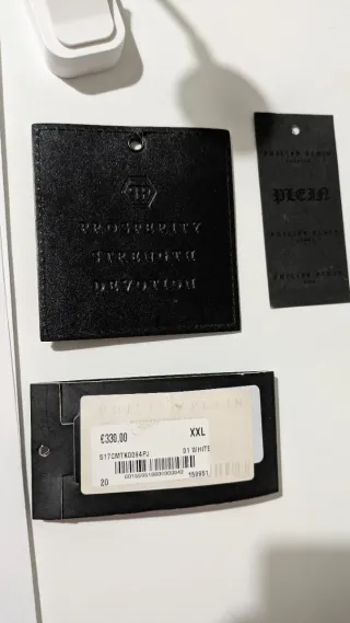 Camiseta Philippe Plein Talla XXL Calavera