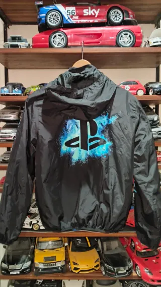 Chaqueta Cortavientos PlayStation Negra