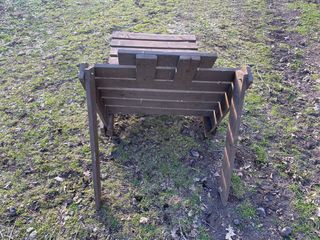 Hamaca de palets de madera 2 unitats