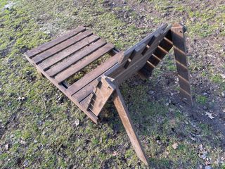 Hamaca de palets de madera 2 unitats