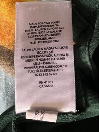 Polo Ralph Lauren Verde Talla M