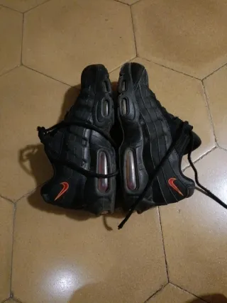 Nike Air Max 95 Zapatillas Negras Rojas