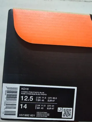 Nike KD 18 Atomic Pink Zapatillas