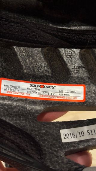 Casco Bici Ciclismo Suomy Carretera Talla L