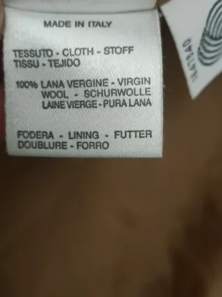 Blazer Max Mara lana marrone doppio petto