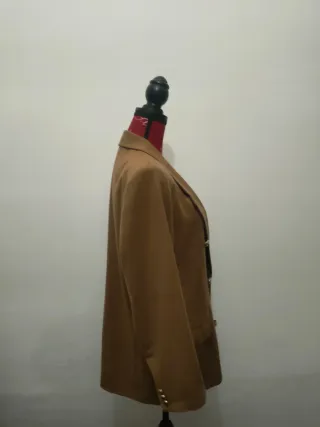 Blazer Max Mara lana marrone doppio petto