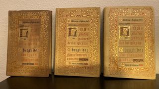 Santos Padres de la Iglesia. 3 tomos 1889