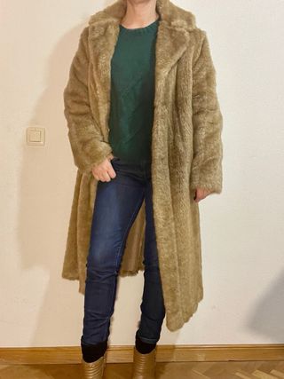 Abrigo pelo sintético Astraka vintage