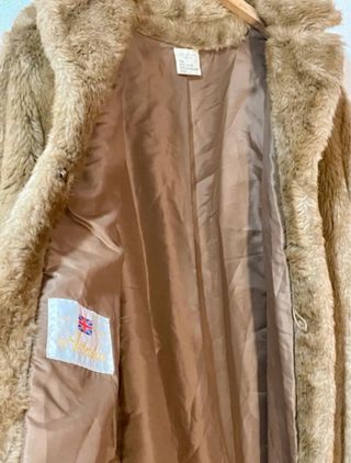 Abrigo pelo sintético Astraka vintage