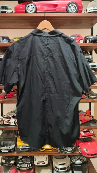 Camisa Quiksilver Negra Manga Corta