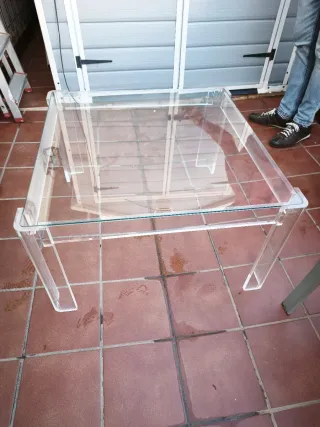Mesa de centro de metacrilato