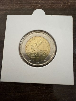 Moneda 2 euros Italia 2015 Expo Milano