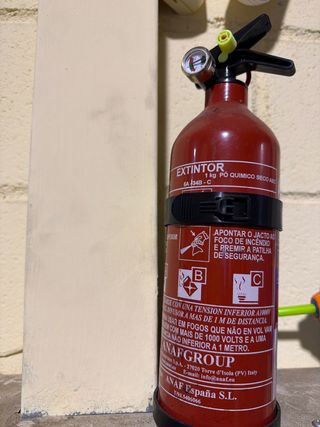 Extintor 1kg Polvo Químico ABC