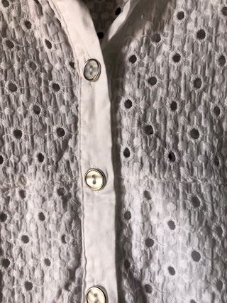 Abito corto pizzo sangallo bianco