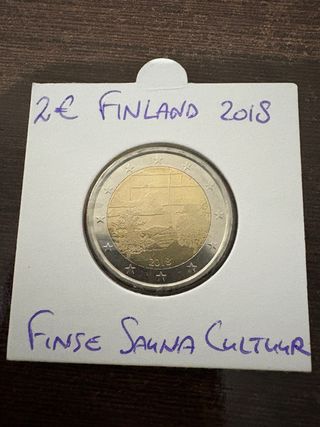 Moneda 2€ Finlandia 2018 Sauna
