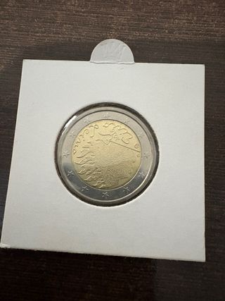 Moneda 2 euros Finlandia 2016 leino