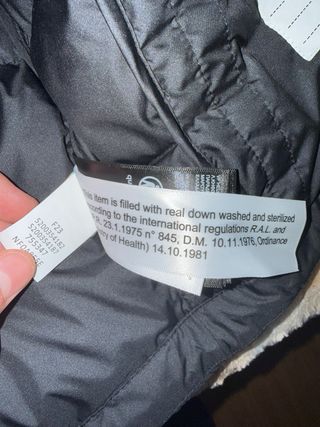 The North Face Chaqueta Gris con Capucha