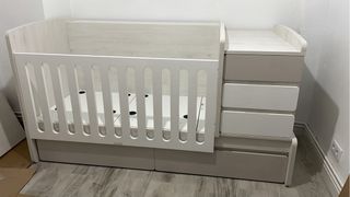 Cuna convertible NEST TRAMA + colchón NEMO My Baby