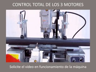 Máquina desaguadora 3 motores semi-automática