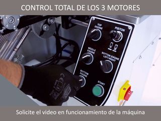 Máquina desaguadora 3 motores semi-automática