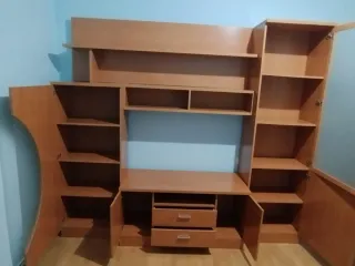 Mueble de salón modular madera