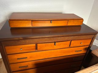 Conjunto Muebles Habitación: Cómoda, Mesitas y Cab