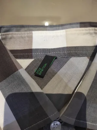 Camicia uomo quadri taglia S