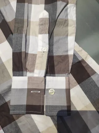 Camicia uomo quadri taglia S