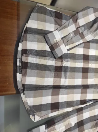 Camicia uomo quadri taglia S