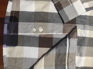 Camicia uomo quadri taglia S