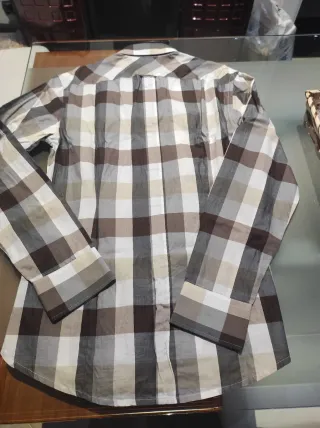 Camicia uomo quadri taglia S