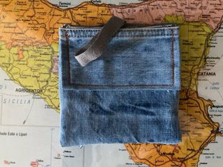 Porta tabacco in jeans