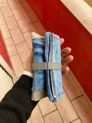 Porta tabacco in jeans