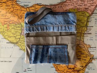 Porta tabacco in jeans