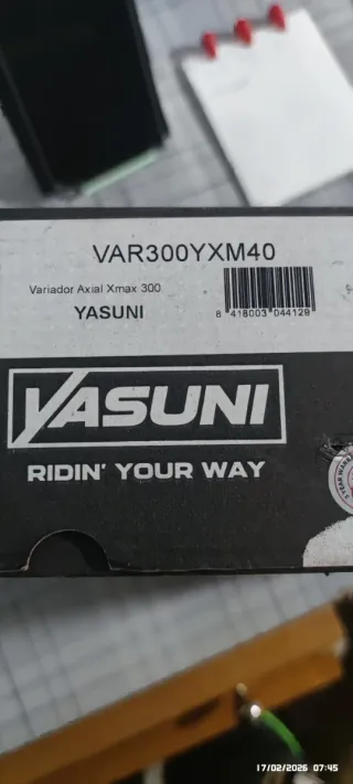 Yamaha x-max 300 Variador Yasuni