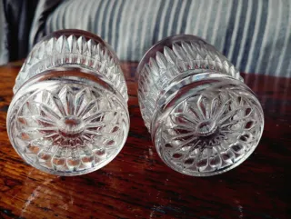 2 Bicchieri Liquore Vintage Vetro