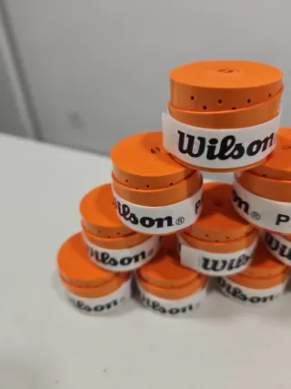 10 Overgrips Wilson Naranja