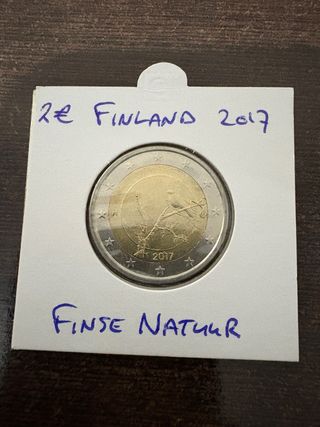 Moneda 2 eurosFinlandia 2017 Naturaleza