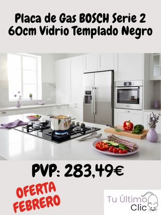 Placa de Gas Bosch Serie 2 60cm