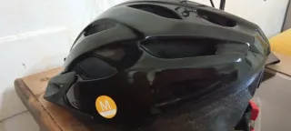 Casco de bici negro talla M