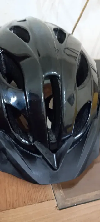 Casco de bici negro talla M