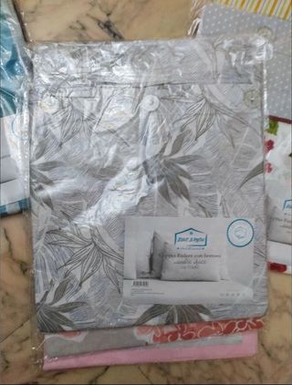 Lotto 12 federe cuscini letto cotone nuove