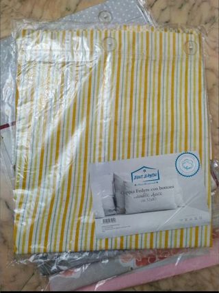 Lotto 12 federe cuscini letto cotone nuove