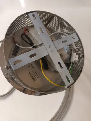 Lámpara LED espiral moderna