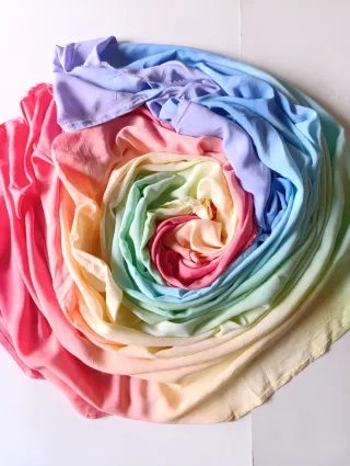 Telo gioco arcobaleno viscosa playsilk waldorf